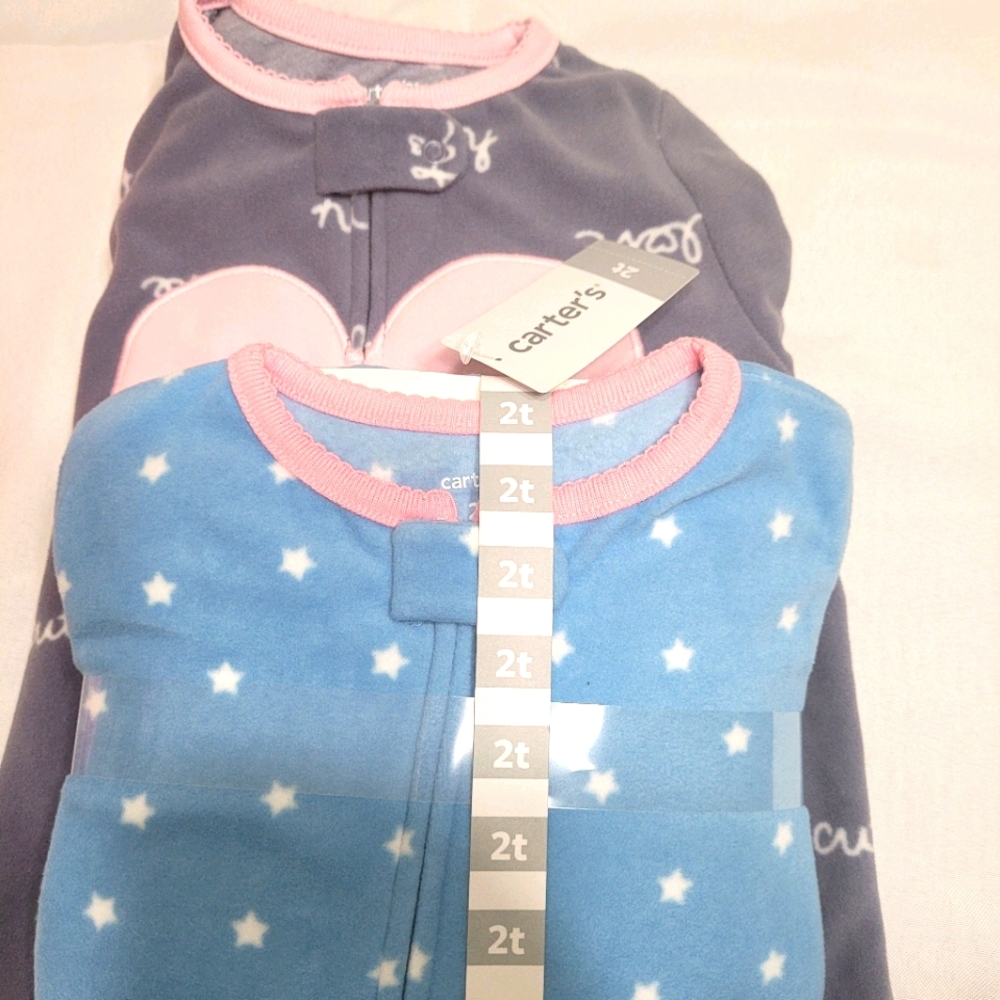 2 toddler pajama onsie